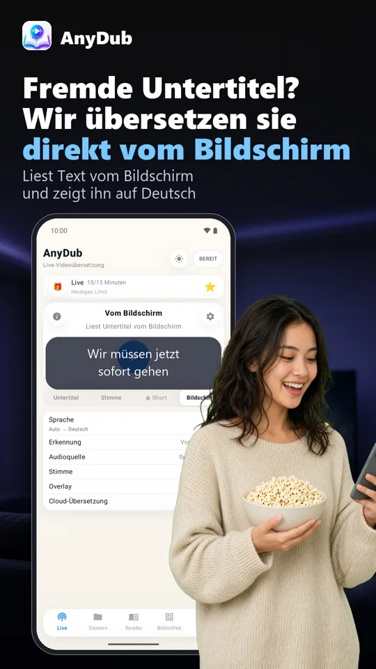 AnyDub: Video & PDF Übersetzer: Screenshot 3