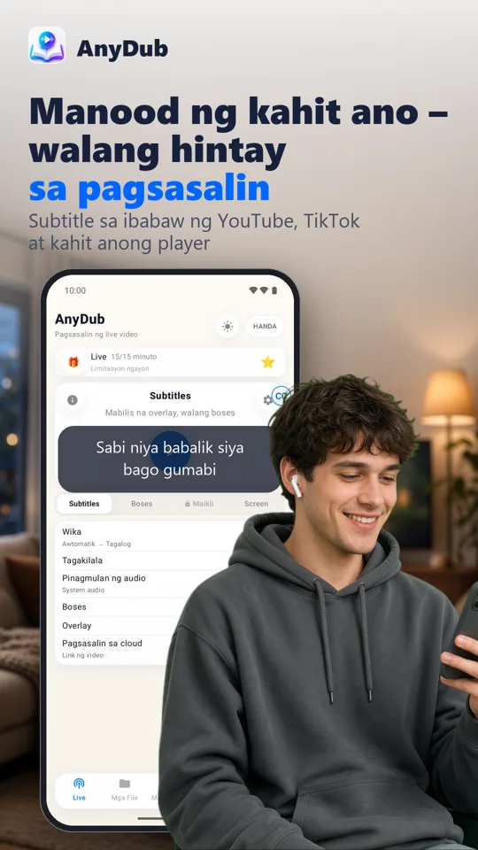 AnyDub: Tagasalin Video at PDF: 