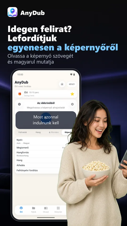 AnyDub: Videó és PDF fordító: 