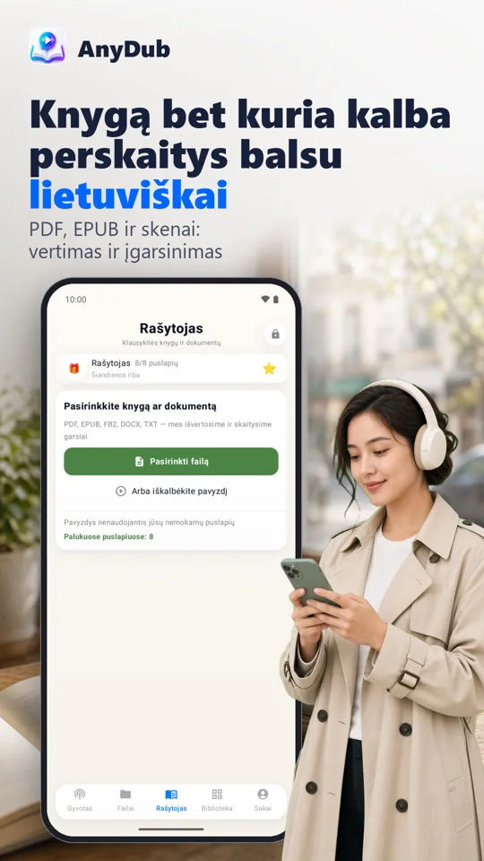 AnyDub: Video ir PDF vertėjas: ekrano kopija 4