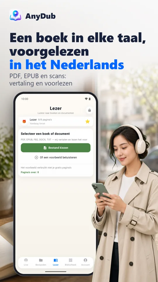 AnyDub: Video & PDF Vertaler: schermafbeelding 4