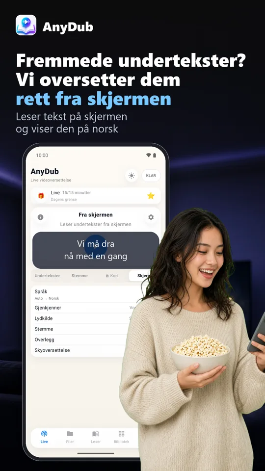 AnyDub: Video & PDF Oversetter: skjermbilde 3