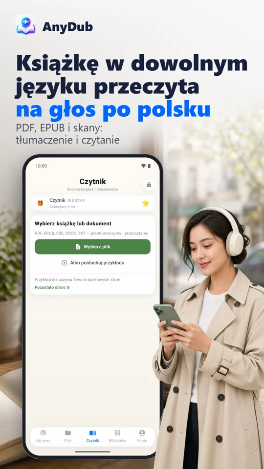 AnyDub: tłumacz wideo i PDF: zrzut ekranu 4