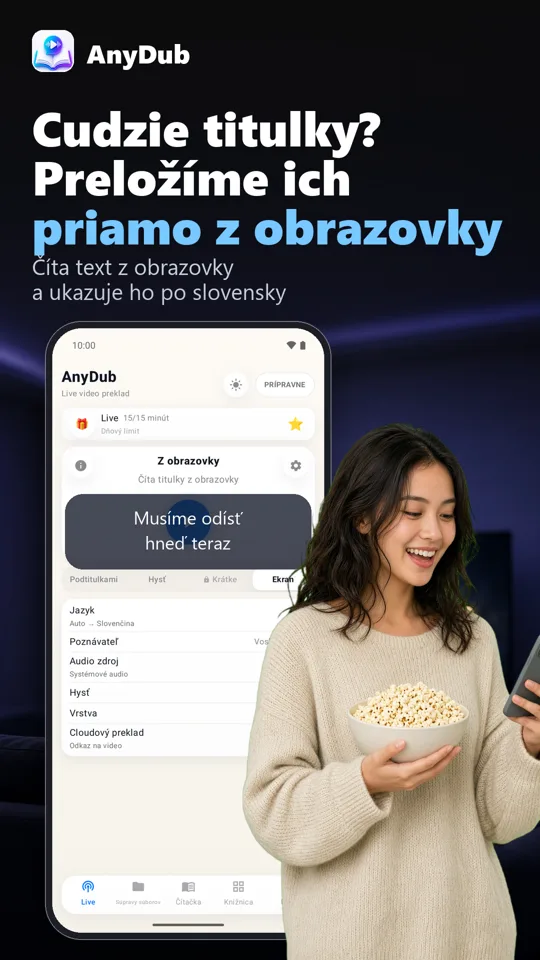 AnyDub: Prekladač videí a PDF: 