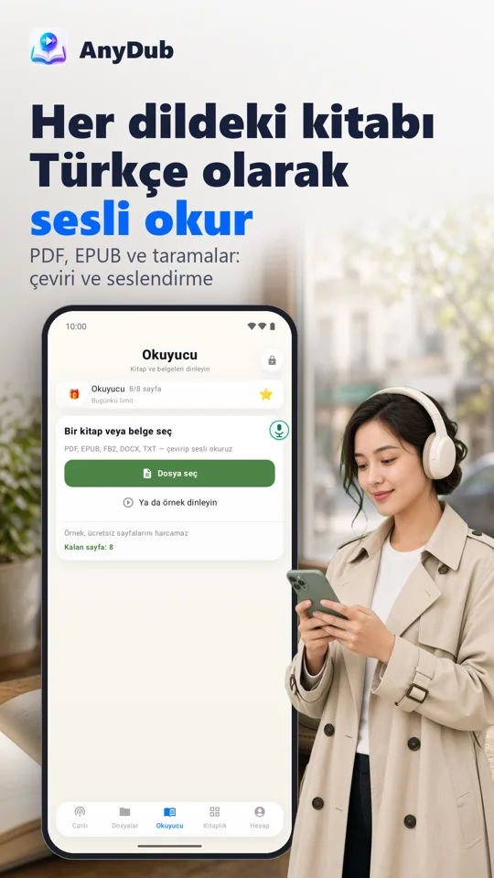AnyDub: video ve PDF çeviri: ekran görüntüsü 4