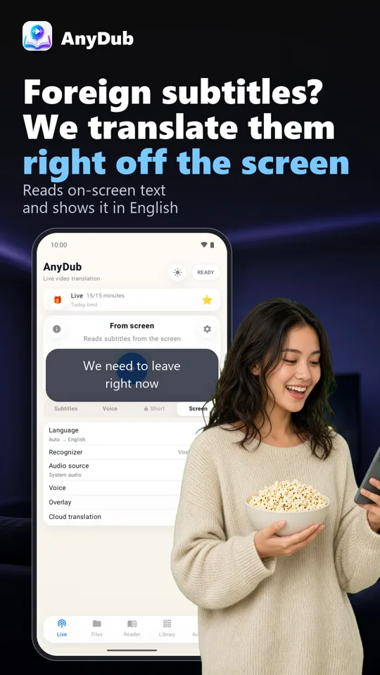 AnyDub: Video & PDF Translator: skrinshot 3