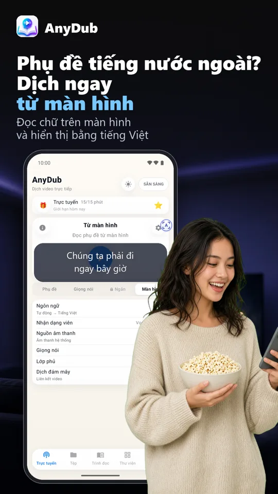 AnyDub: Dịch Video & PDF: ảnh chụp màn hình 3