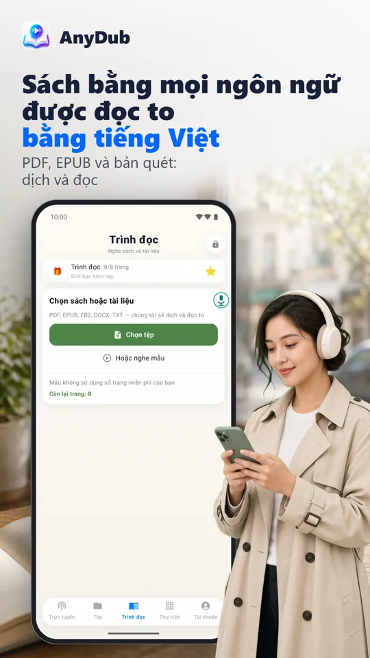 AnyDub: Dịch Video & PDF: ảnh chụp màn hình 4