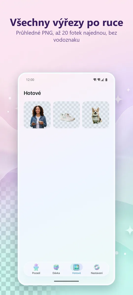 Odstranění pozadí: snímek obrazovky 4