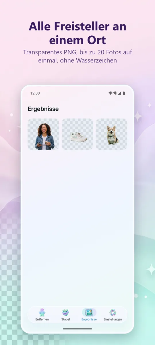 Hintergrund entfernen: Screenshot 4
