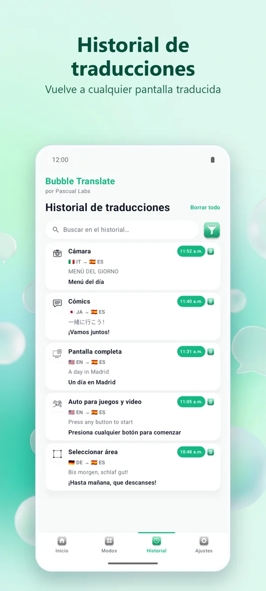 Bubble Translate: captura de pantalla 4