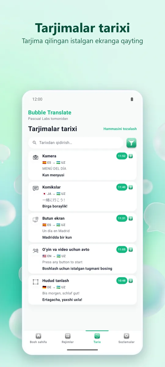 Bubble Translate: 