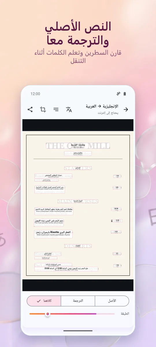 مترجم الكاميرا: صور: 