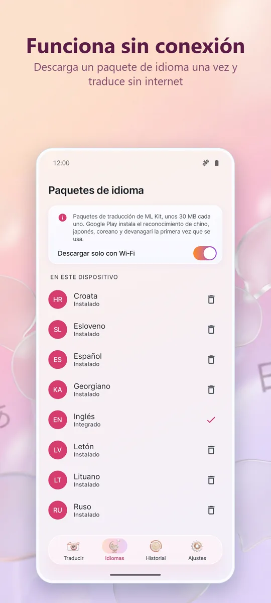 Traductor de Cámara: Foto: captura de pantalla 4