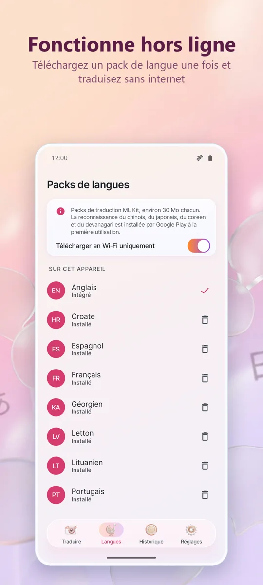 Traducteur Caméra : Photo: 