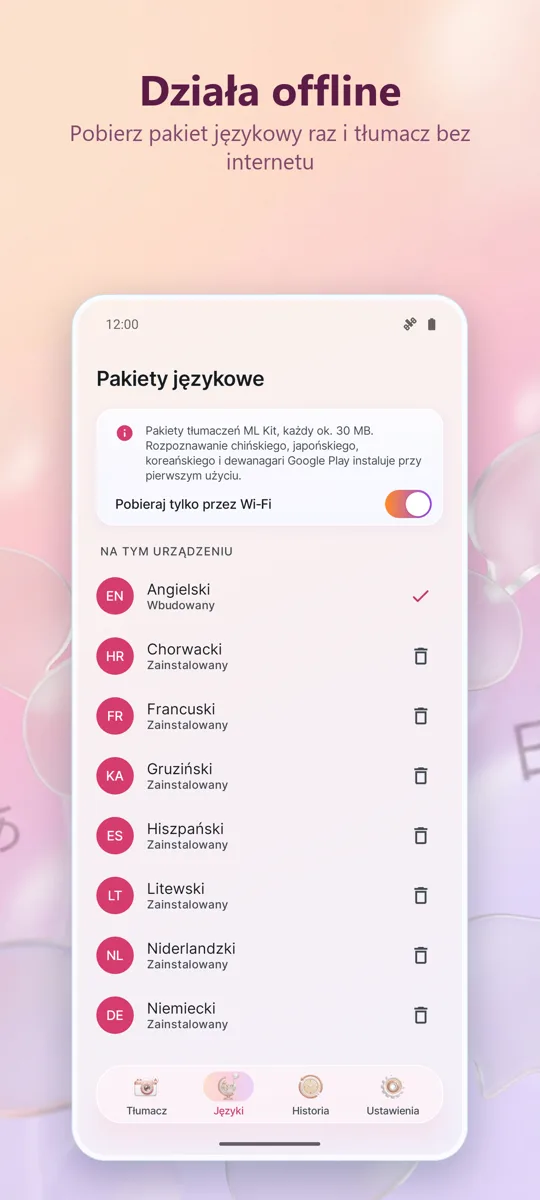 Tłumacz aparatem: Zdjęcia: zrzut ekranu 4