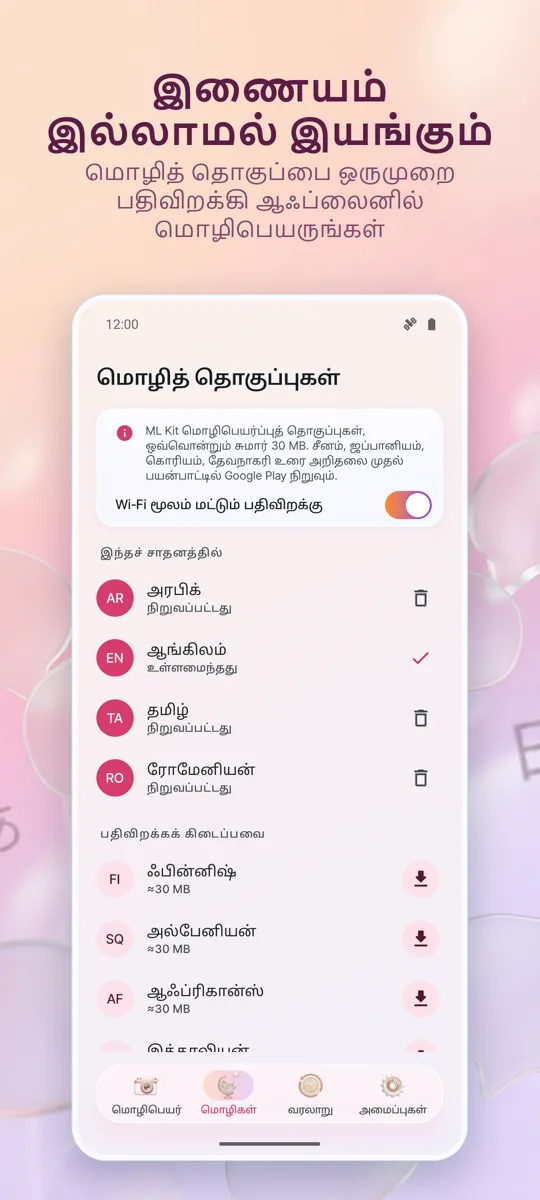 கேமரா மொழிபெயர்ப்பாளர்: படம்: 