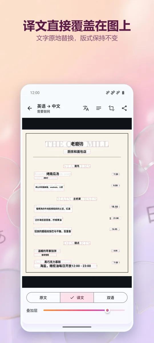 相机翻译:照片: 截图 2