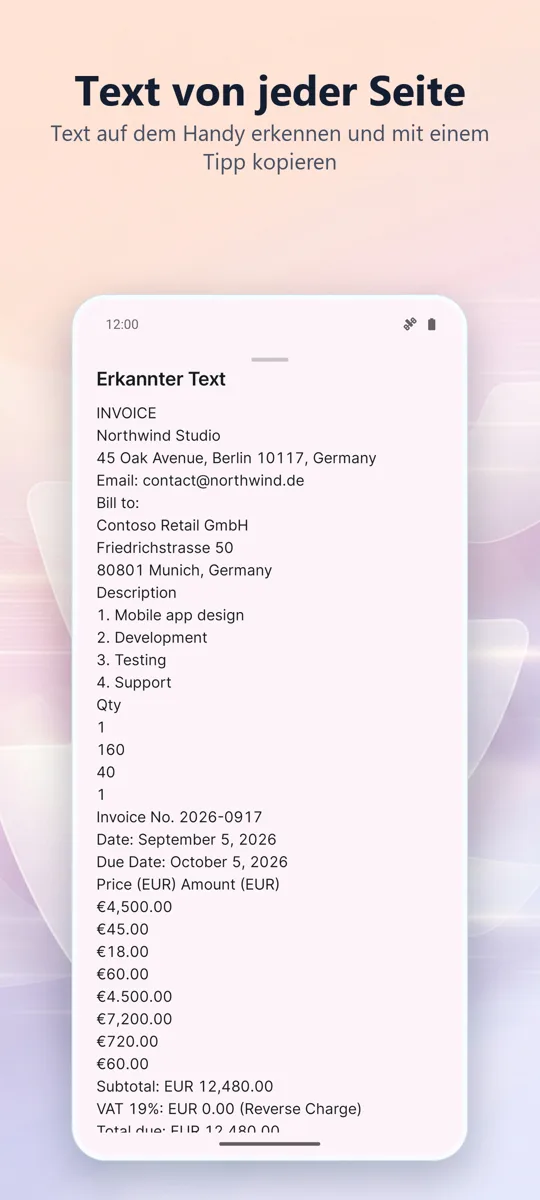 Dokumentenscanner: PDF Scan: 