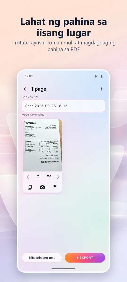 Scanner ng Dok: PDF Scan: 