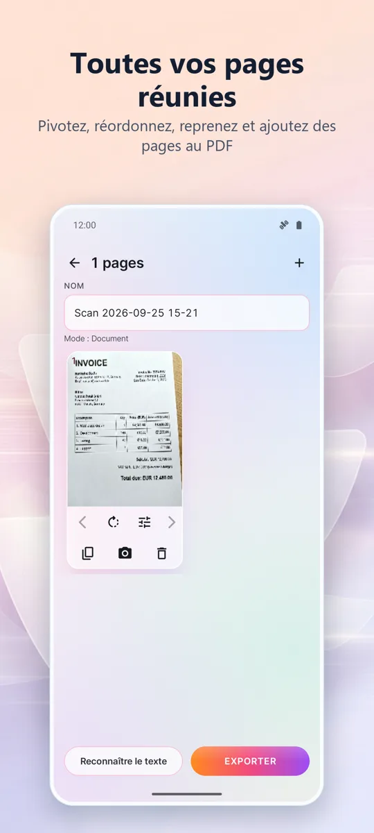 Scanner Doc: PDF & OCR: capture d'écran 2