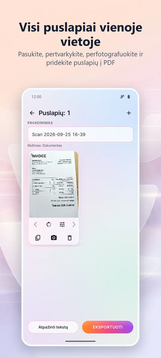 Dokumentų skaitytuvas: PDF: 