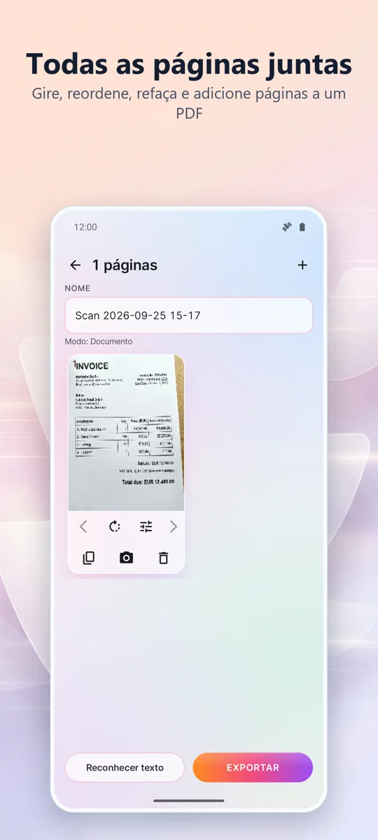 Scanner de Documentos: PDF: captura de tela 2