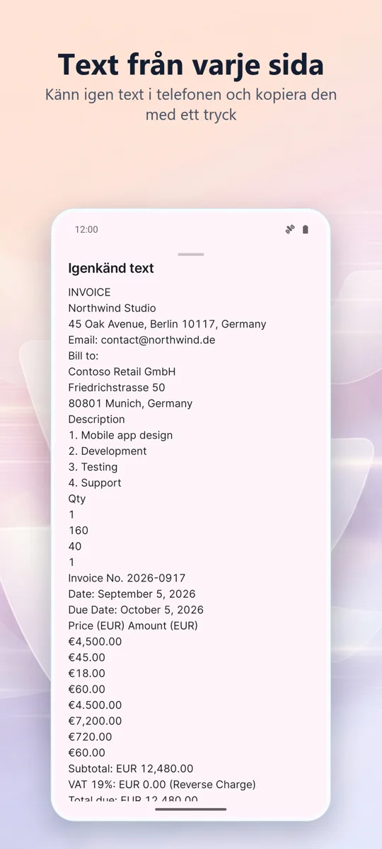 Dokumentskanner: PDF-skanning: skärmbild 4