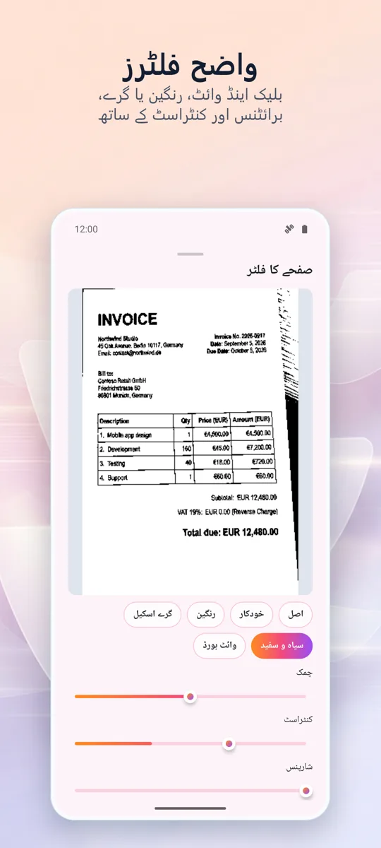 ڈاکومینٹ سکینر: پی ڈی ایف سکین: 