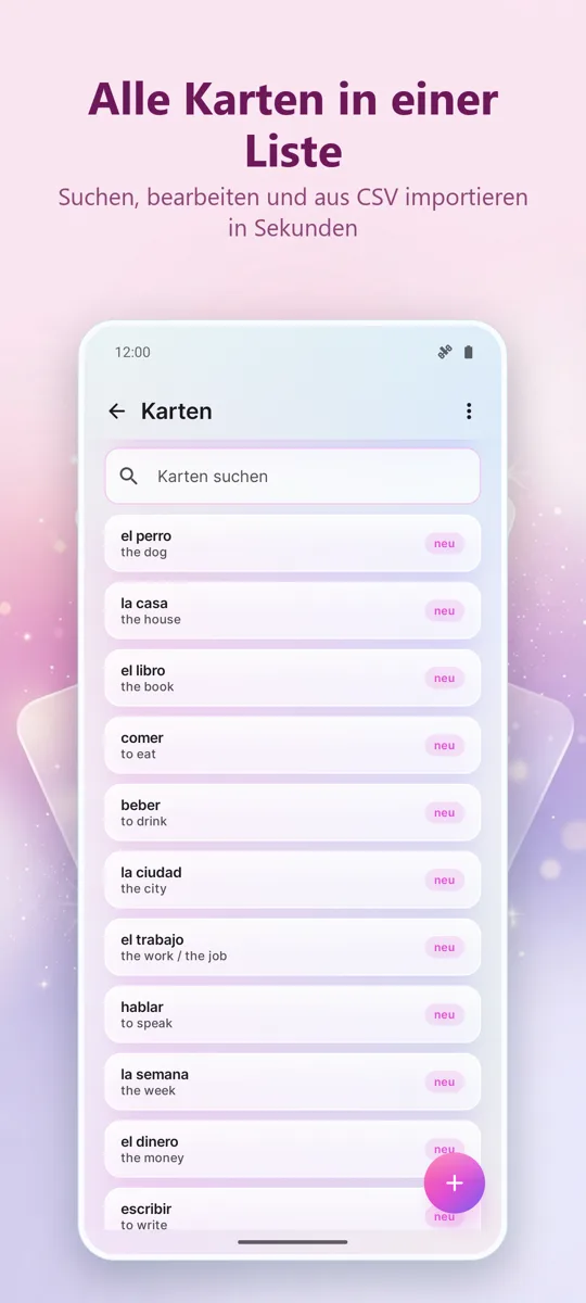 Flashcards: Lernen mit System: 