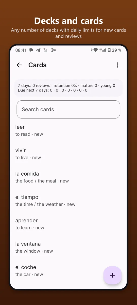 Flashcards: Spaced Study — screenshot 4