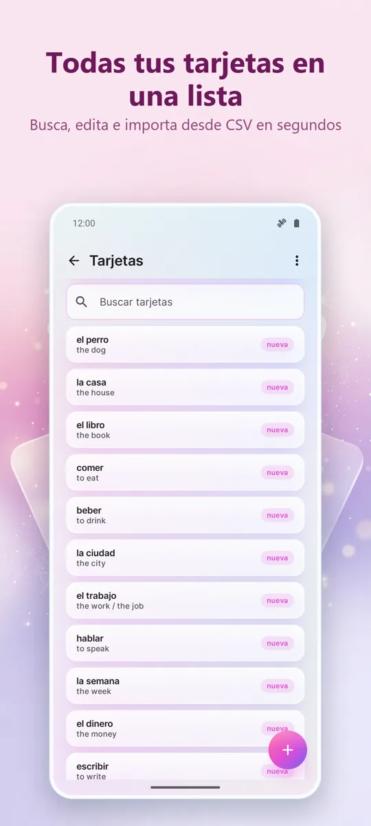 Flashcards: Estudio Espaciado: captura de pantalla 4