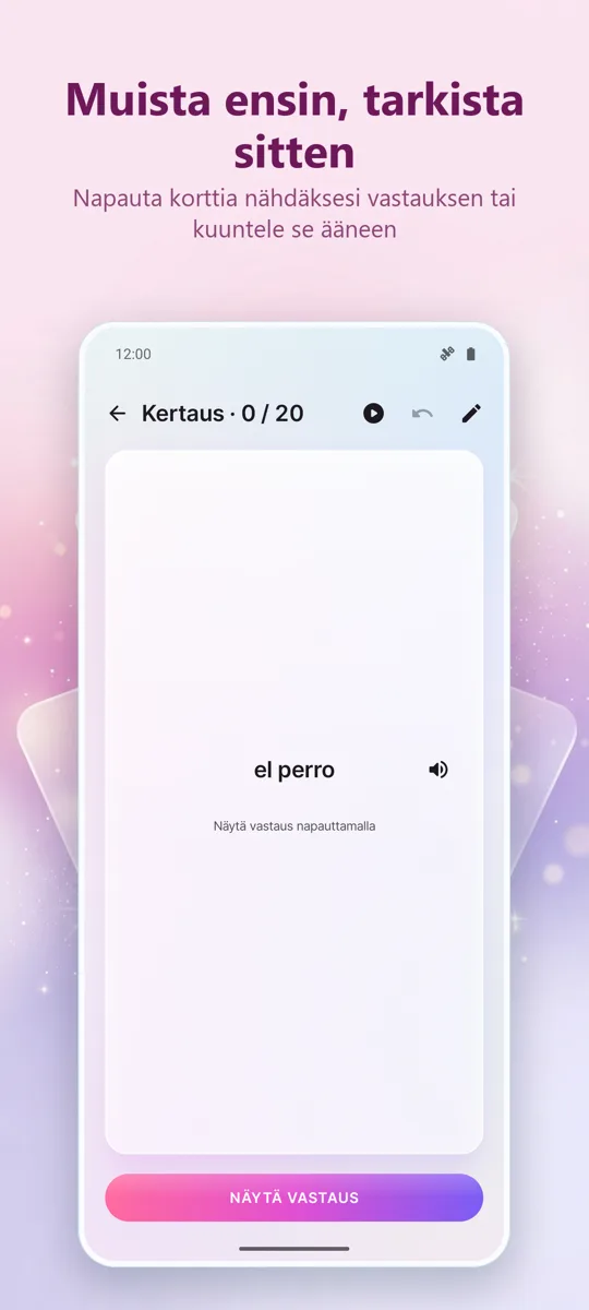 Flashcards: kuvakaappaus 2