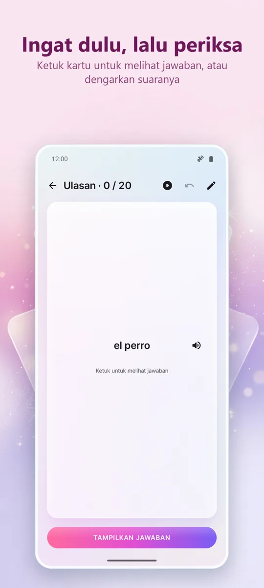 Flashcards: Belajar Berjarak: tangkapan layar 2
