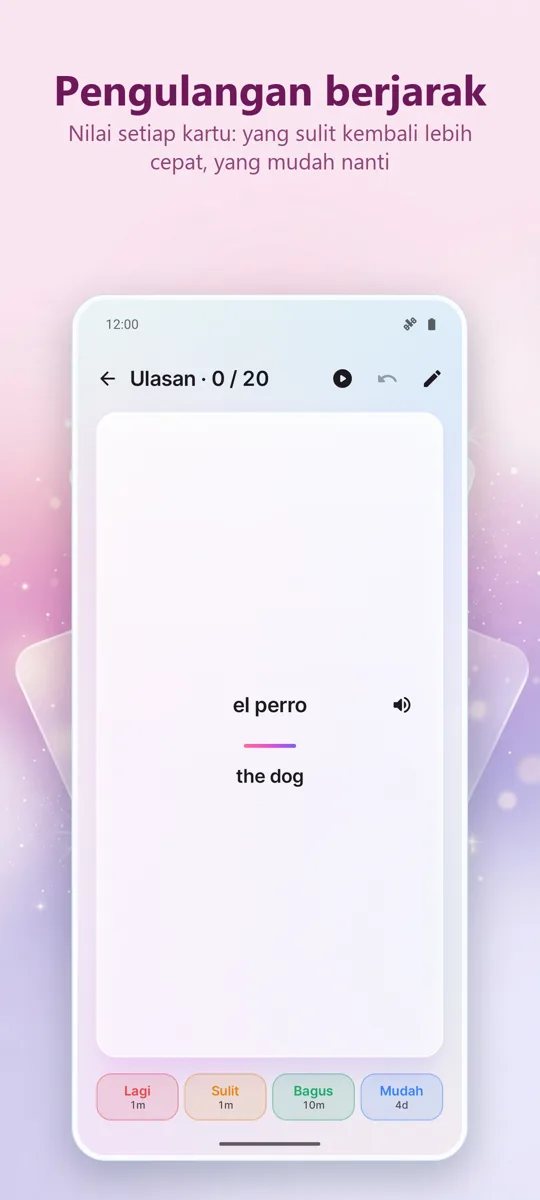 Flashcards: Belajar Berjarak: tangkapan layar 3