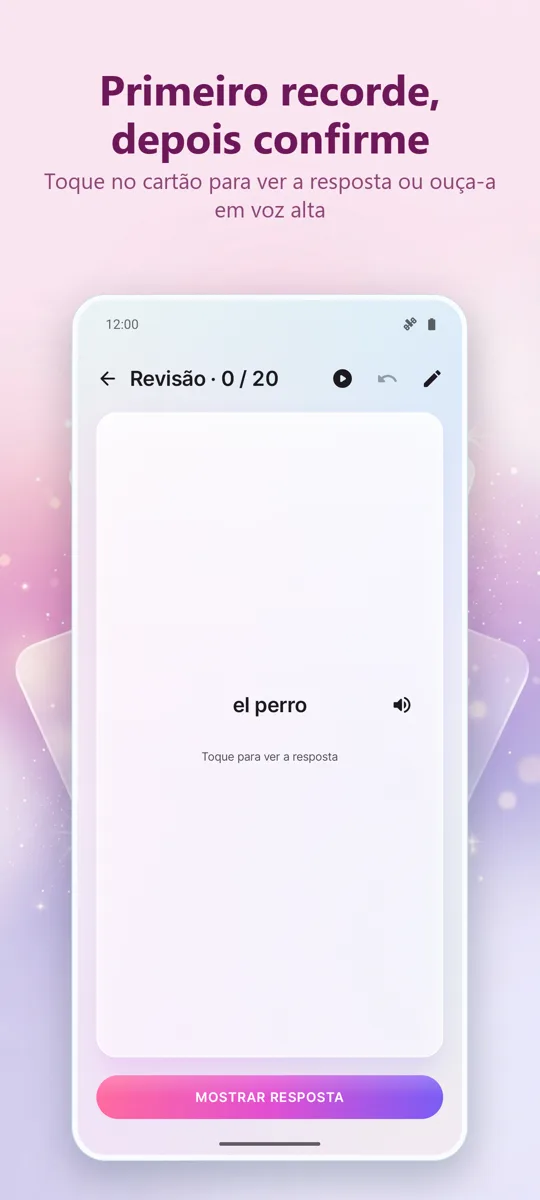Flashcards: Estudo Espaçado: 