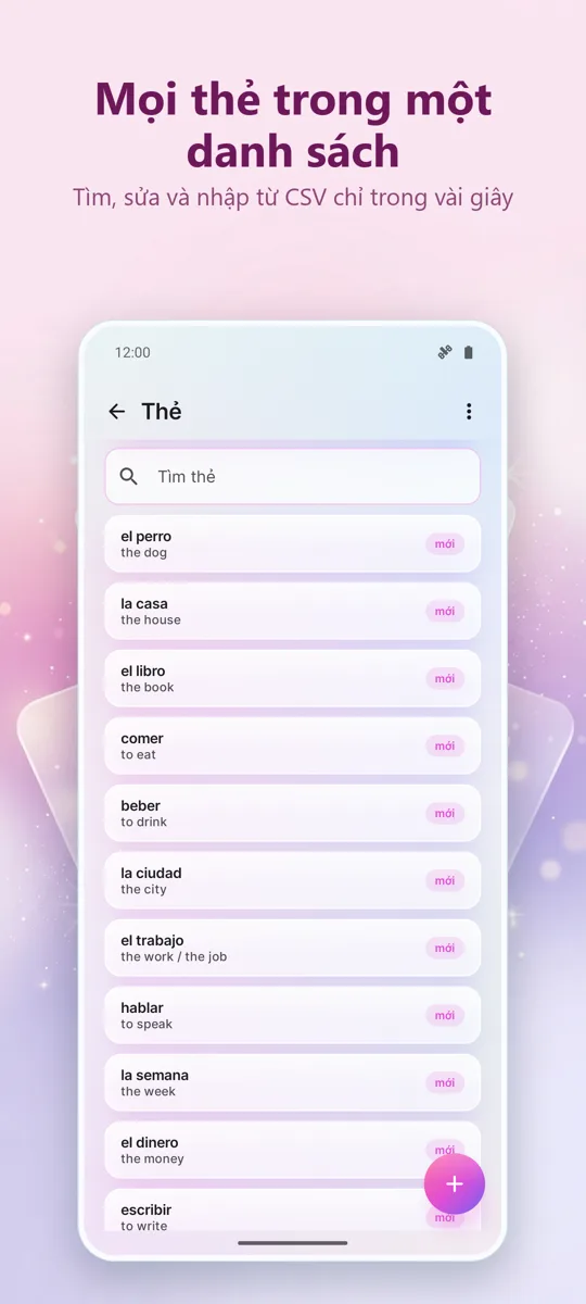 Flashcards: Học cách giãn cách: 