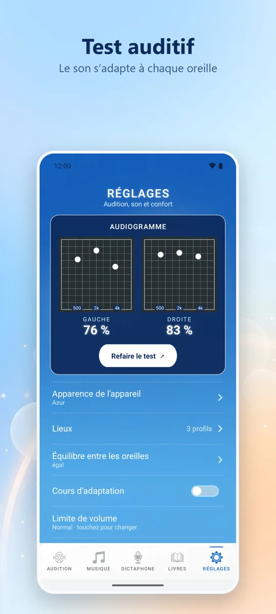 Hearing+: capture d'écran 4