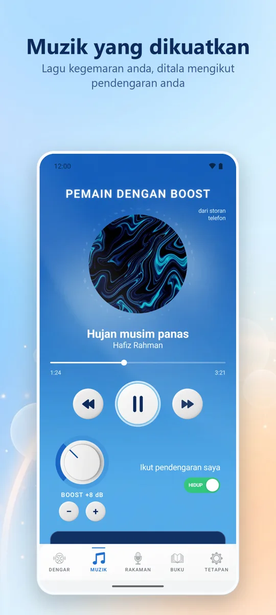 Hearing+: tangkapan skrin 2