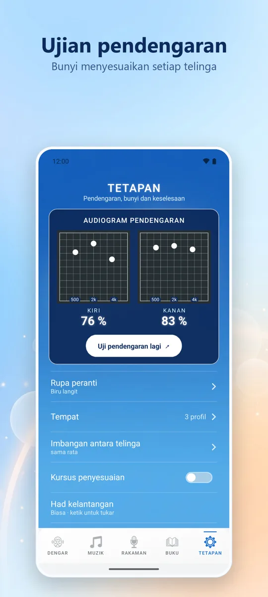 Hearing+: tangkapan skrin 4