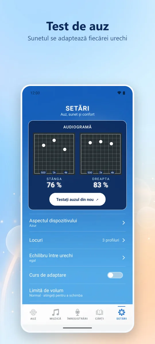 Hearing+: captură de ecran 4