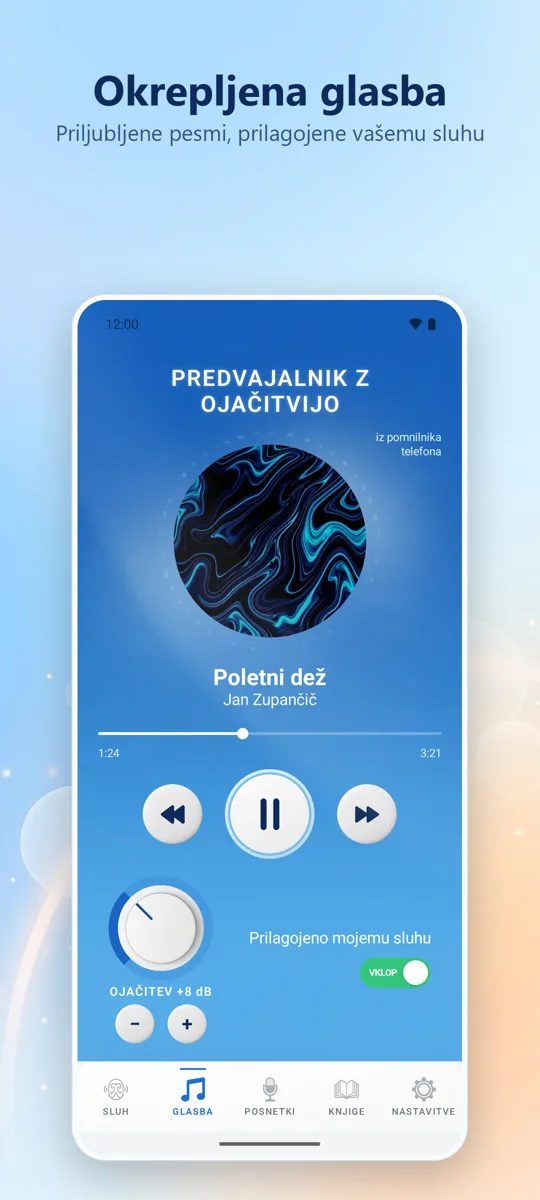 Hearing+: posnetek zaslona 2