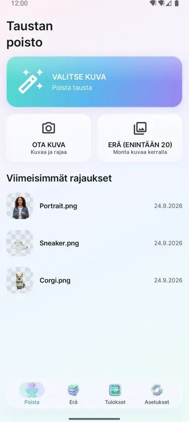 Taustanpoistaja