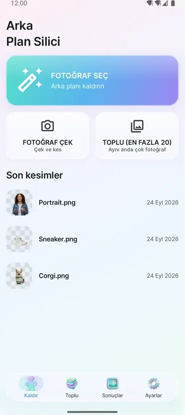 Arka Plan Kaldırıcı