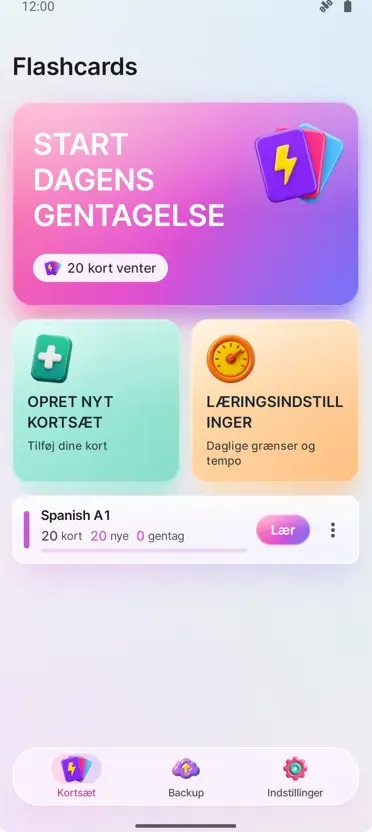 Flashcards: Intervalstudie