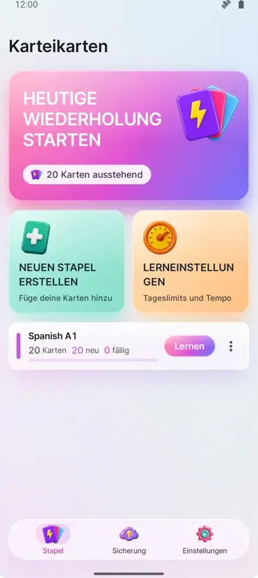 Flashcards: Lernen mit System