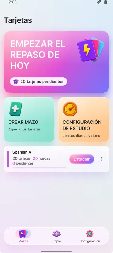 Flashcards: Estudio Espaciado