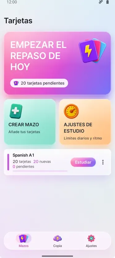 Flashcards: Estudio Espaciado
