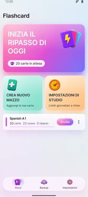 Flashcards: Studio Spaziato