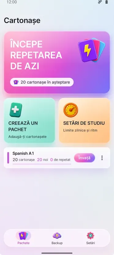 Flashcards: Studiu spațiat